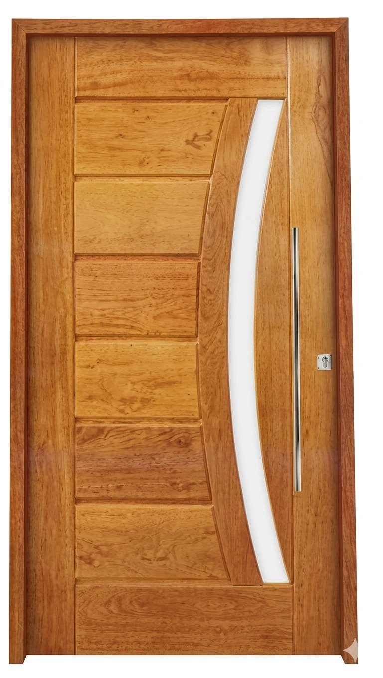 PORTA TAIBA + VIDRO ARQUEADO